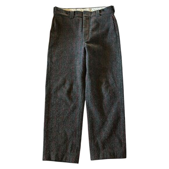 Vintage 1990 Woolrich Malone Wool Hunting Pants Size 34x30 Utility Outdoor Thick - Picture 1 of 6